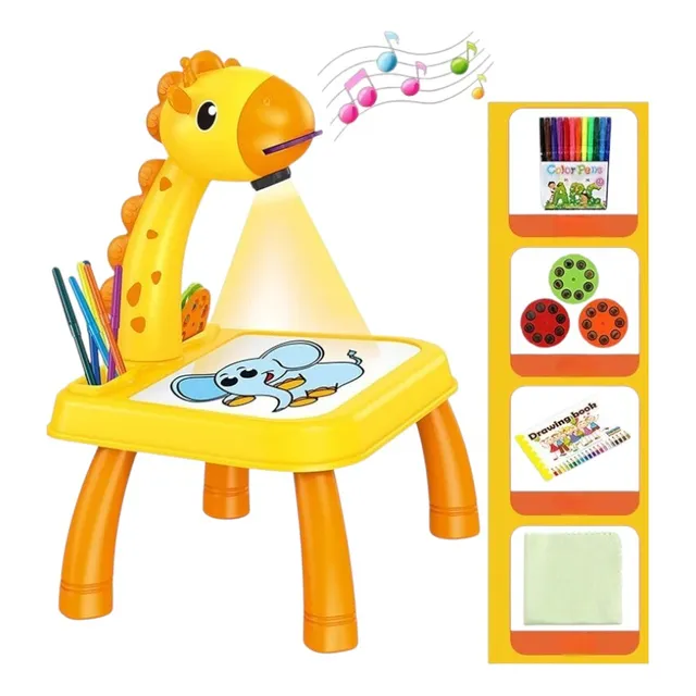 Jirafa Proyector De Dibujo Mesa De Arte Para Niños