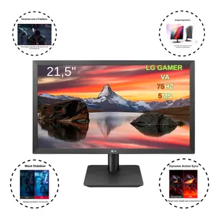 Monitor LG Gamer 21.5 Led 75hz 5ms Hdmi Freesync 22mp410-b Monitor LG Gamer 21.5 Led 75hz 5ms Hdmi Freesync 22mp410-b