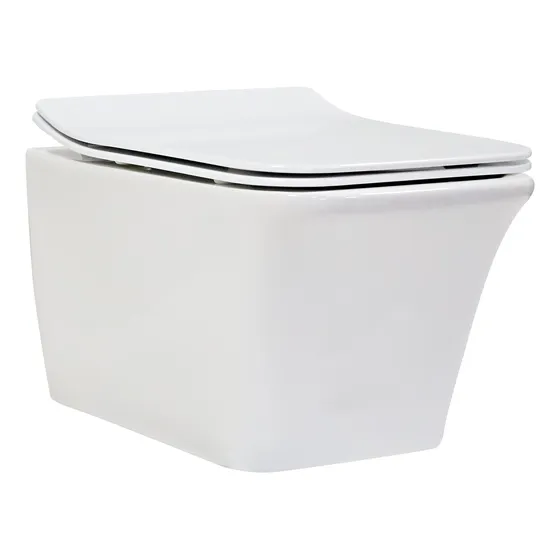 Paquete De Wc Suspendido Blanco Amsterdam - Tecnobath