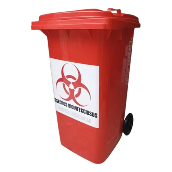 Papelera Para Desechos Biologicos Medicos 240 Litros