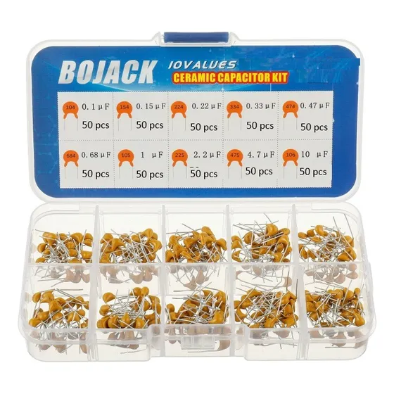 Kit Surtido De Condensadores Cerámica Monolíticos Multicapa