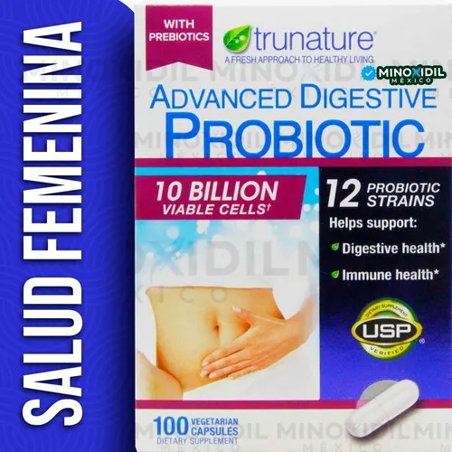 Trunature Advanced Digestivo Probiótico 100 Cápsulas Sabor Sin Sabor