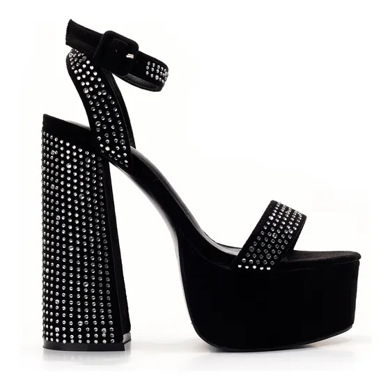 Sandalia 47 Street Mujer Paige Vestir Strass