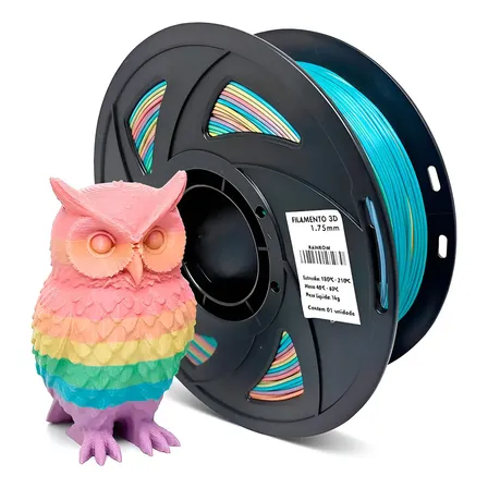 Filamento Impressão 3d Petg 1kg Rainbow Masterprint – Rainbow