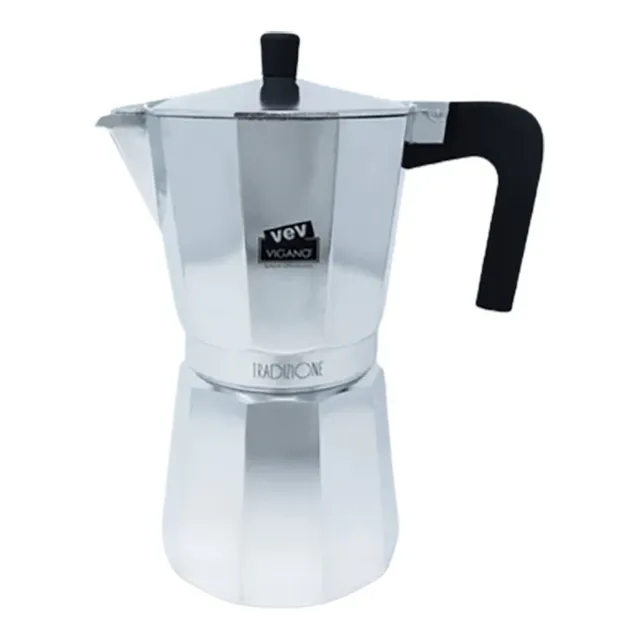 Cafetera Greca De 12 Tazas Vev Vigano Original Made In Italy