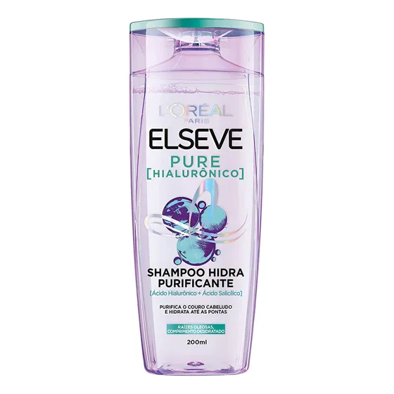 Elseve Pure Hialurônico Shampoo 200ml