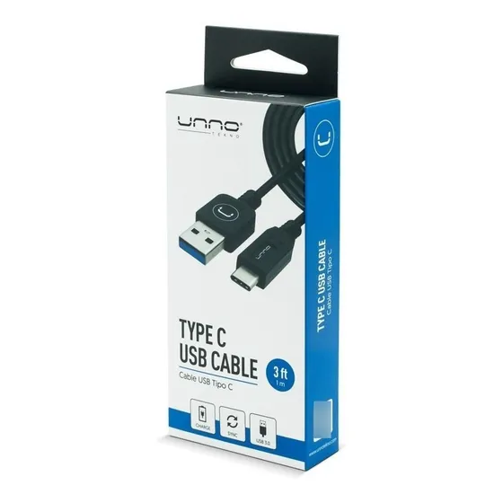 Cable Unno Tekno Cb4054bk Conector Usb 3.0 Macho Macho