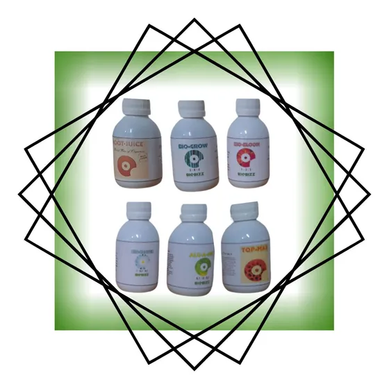 Kit Fertilizante Orgânico Biobizz Full Pack 100ml Completo
