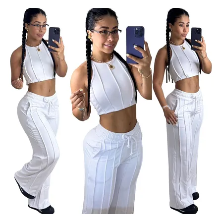 Conjunto Mujer Pantalon Y Top, Colombiano