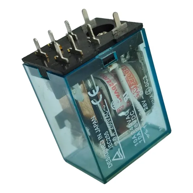 Rele Relé Relay 220v Ac 10a 8 Pines Omron