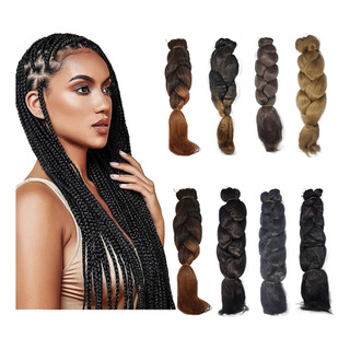 Kit 2 Cabelo Jumbão Super Jumbo De 390g Box Braid Kit 2 Cabelo Jumbão Super Jumbo De 390g Box Braid