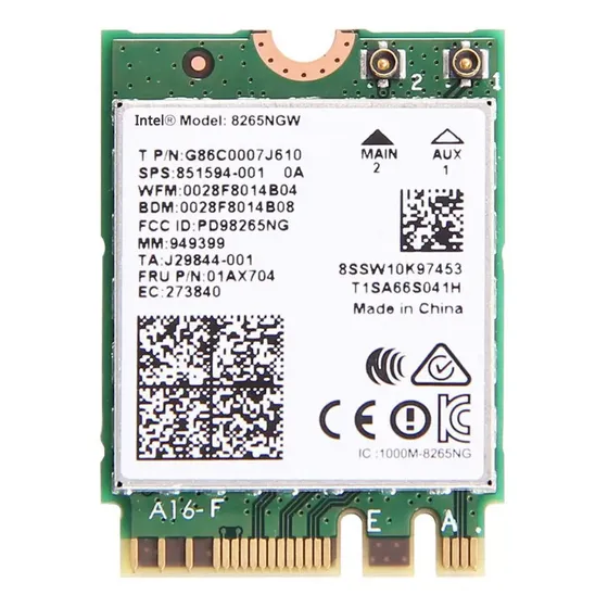 Placa Wireless Wi-fi 6 Intel Ax210 2.4gb Dell Latitude 5300