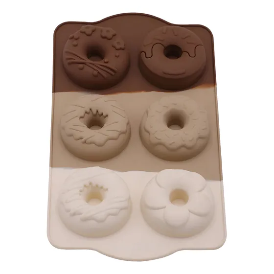Molde Donas Donnuts X 6u Silicona Airfryer Horno