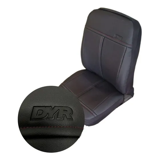 Fundas Cubre Asiento Captur Cuero Acolchado Rojo Dyr Deluxe