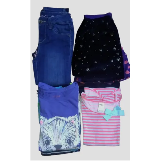 Lote De Ropa De Niña Importada Talla 6-7