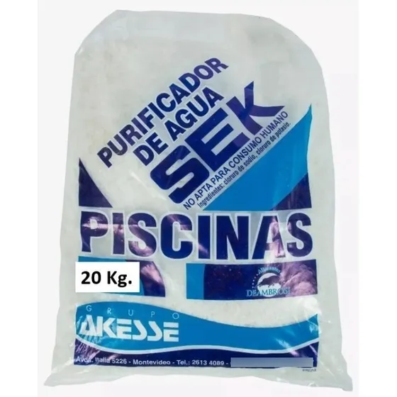 Sal Para Piscinas Sal Industrial Para Piscinas X 20kg