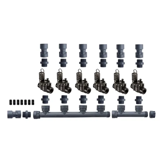 Dura Configuracion Colector Valvula 1  6 Para Sistema Riego