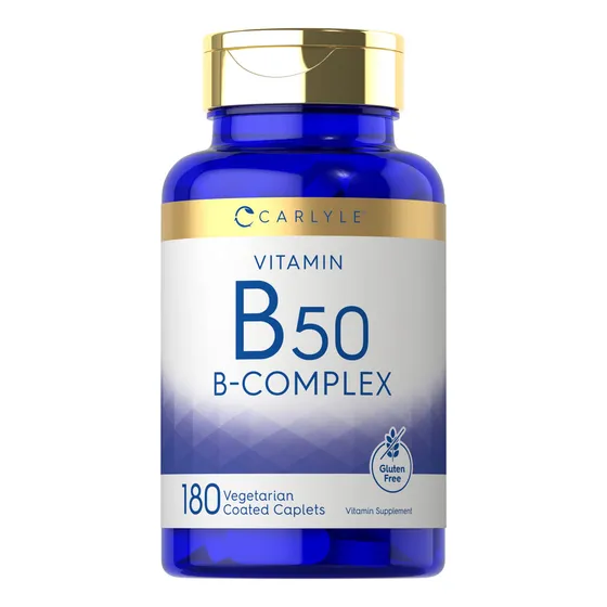 Suplemento Carlyle Vitamina B50 Complex 180 Comprimidos