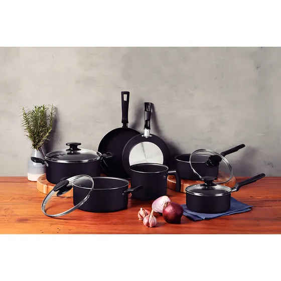 Juego de utensilios de cocina Loreto de 7 piezas 20399/083 Tramontina Color Grey