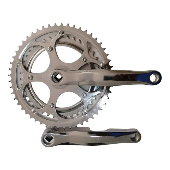 Plato Y Biela Doble 42x52tx170mm De Bicicleta De Semicarrera