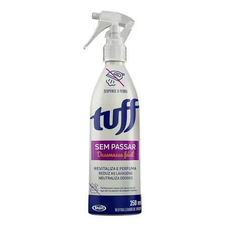 Sem Passar Tuff Bolso 350ml - Desamassa Fácil | Facilitador Passa | Neutraliza Odores