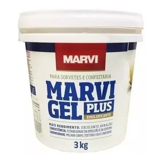 Emulsificante Para Sorvetes Massas Bolo Marvigel Marvi - 3kg Emulsificante Para Sorvetes Massas Bolo Marvigel Marvi - 3kg