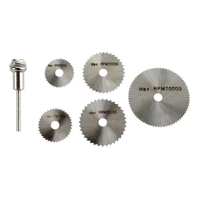 Kit 5 Discos Corte (dremer) Con Mandril Chicago Electric