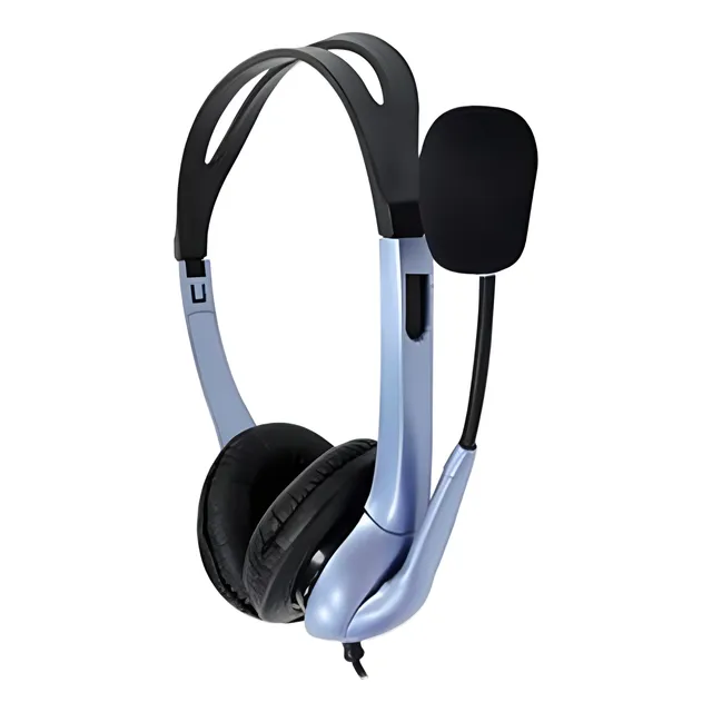 Audifonos Genius Hs-04s Con Micrófono Volp Chatting Pc Blue