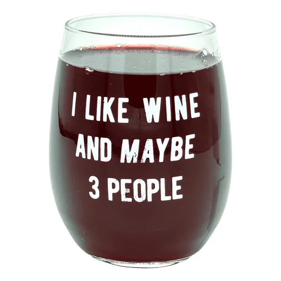 Crazy Dog T-shirts Taza Vino Texto Ingl  I Like Wine And 3