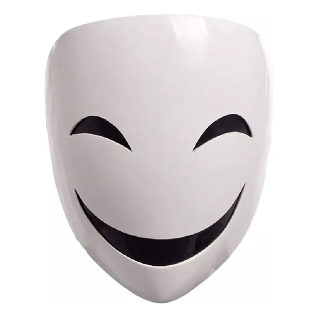 L Máscara De Halloween Anime Sub Cosplay Prop, Blanca