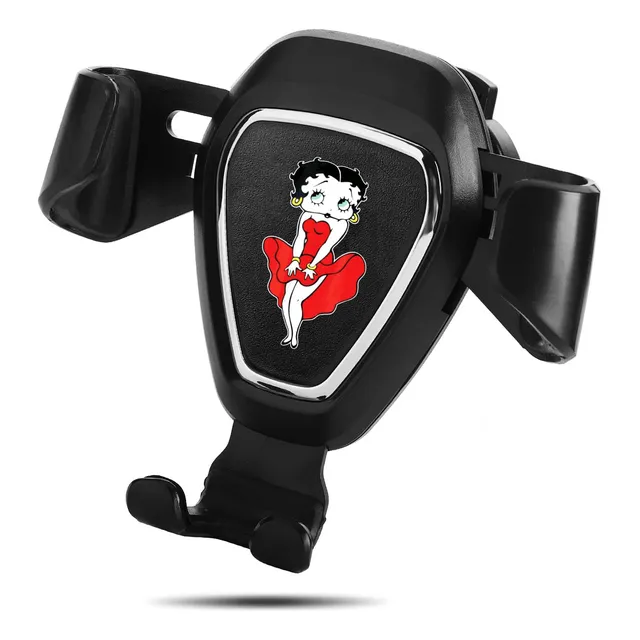 Soporte Universal Para Telefono Betty Boop Bloqueo Aire Gps