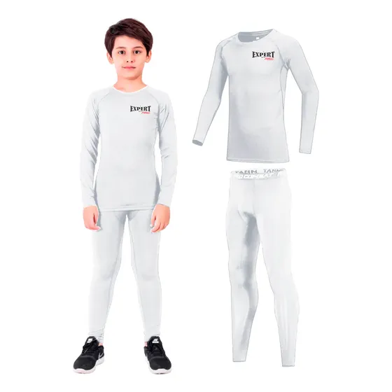 Conjunto Deportivo Camiseta Termica Calza Niños X2- El Rey