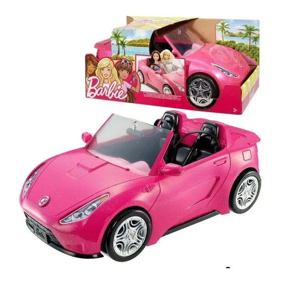 Carro Convertible Glam Barbie Mattel Muñeca 