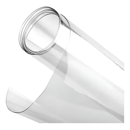 2,5 Metros - Plastico Cristal Grosso Transparente Pvc 0,40mm