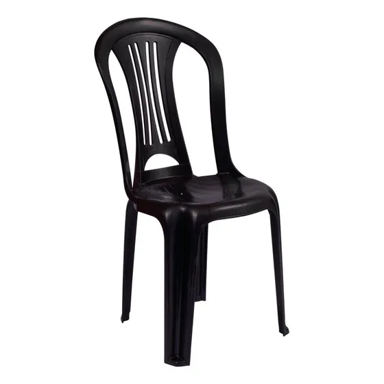 Silla Plástico Mor Reforzada Pvc Sin Posabrazos Jardin 