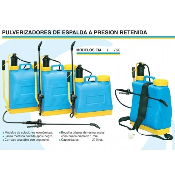 Pulverizadora Fumigadora Asperjadora Giber 20 Litros Em