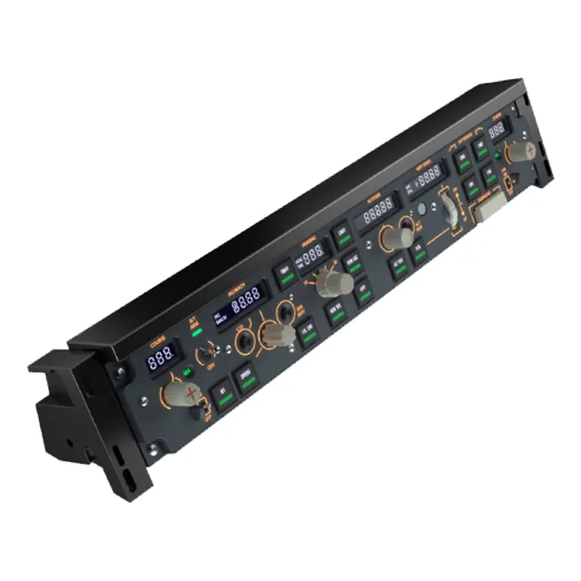 Painel De Controle Flight Sim Mcp Compatível Com Pmdg 737/zi