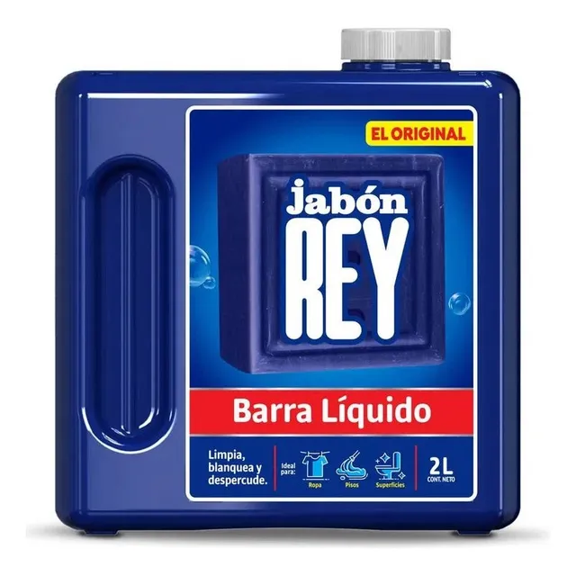 Jabon Barra Liquido Original Rey 2 Lt