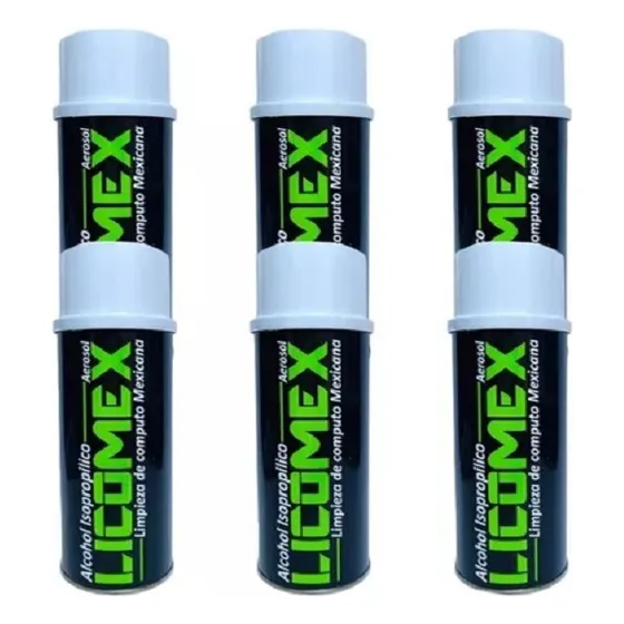 Alcohol Isopropílico Mantenimiento Limpieza Pc 400 Ml. 6 Pz