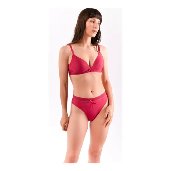 Conjunto De Ropa Interior, Soutien Copa Sin Aro Mas Bikini
