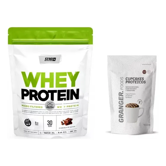 Combo Whey Protein Star Nutrition 2 Lb Con Cupcakes Granger