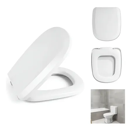 Assento Sanitário Almofadado Multi Branco Conv. Polietileno Branco