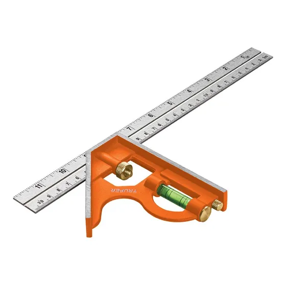 Escuadra de carpintero combinación 12 Truper 14380 ect-12