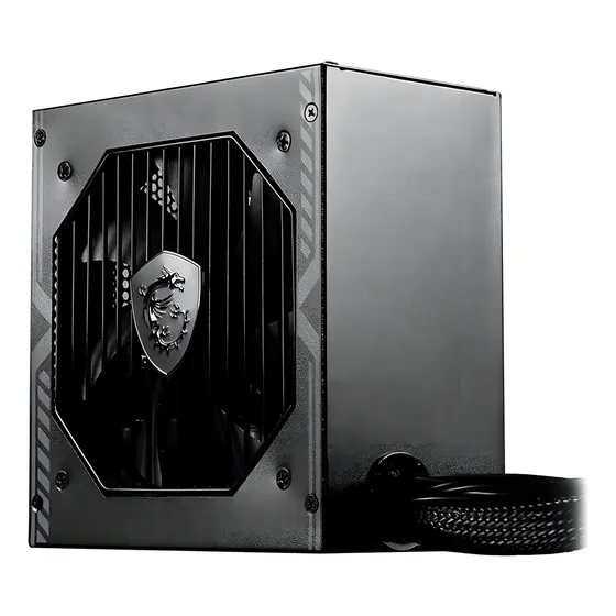 Fuente de poder para PC MSI MAG A650BN 650W negra 127V