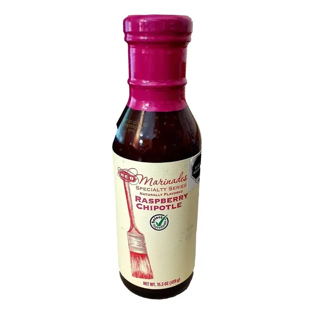 Aderezo Salsa Para Marinar Frambuesa Chipotle Heb 355 Ml