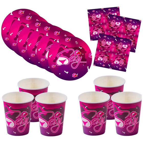 Vasos , Platos  Y Servilletas De Despedida De Soltera 28 Uni