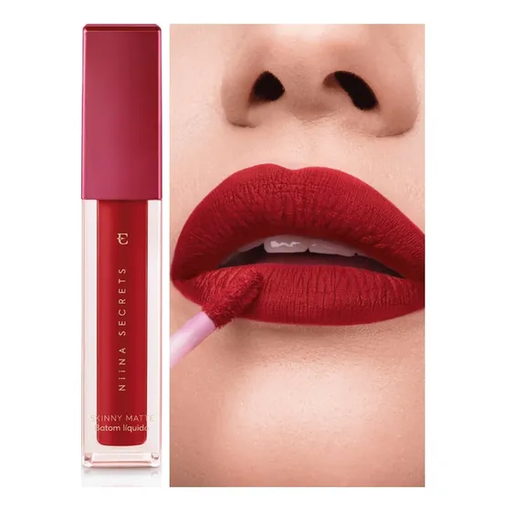 Eudora Niina Secrets Batom Skinny Matte 4ml  - Escolha Cor