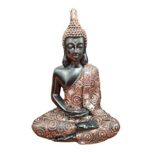 Imagen Buda Meditando 26cm De Alto - Apto Exterior