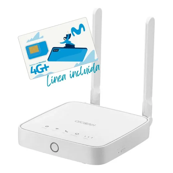 Modem Router 4g Wifi Hotspot Rj11 Rj45 + Línea Movistar 50gb