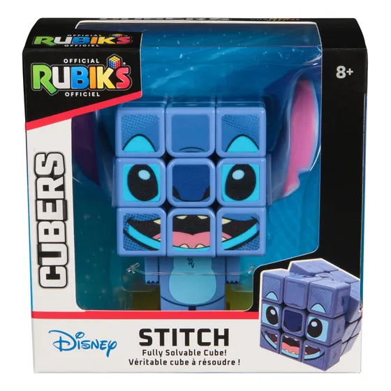 Cubo De Rubik's, Stitch Disney Cuber, Juguete Relajante De Disney Coleccionable Que Supone Todo Un Desafío Para La Mente, Para Amantes De Los Rompecabezas Y Fans De Disney A Partir De 8 Años